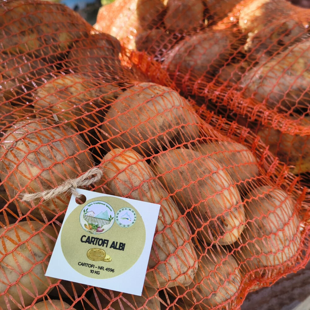 Pachet cu morcovi, cartofi albi și roșii - 12 kg